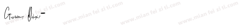 Gustatory Delight字体转换